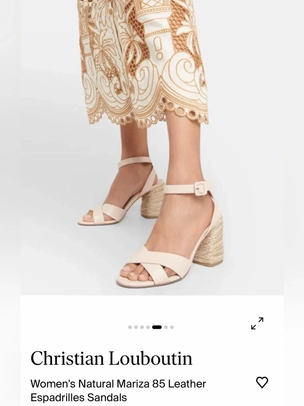 Brand new in box and shoe bag. Espadrille Christian Louboutin.